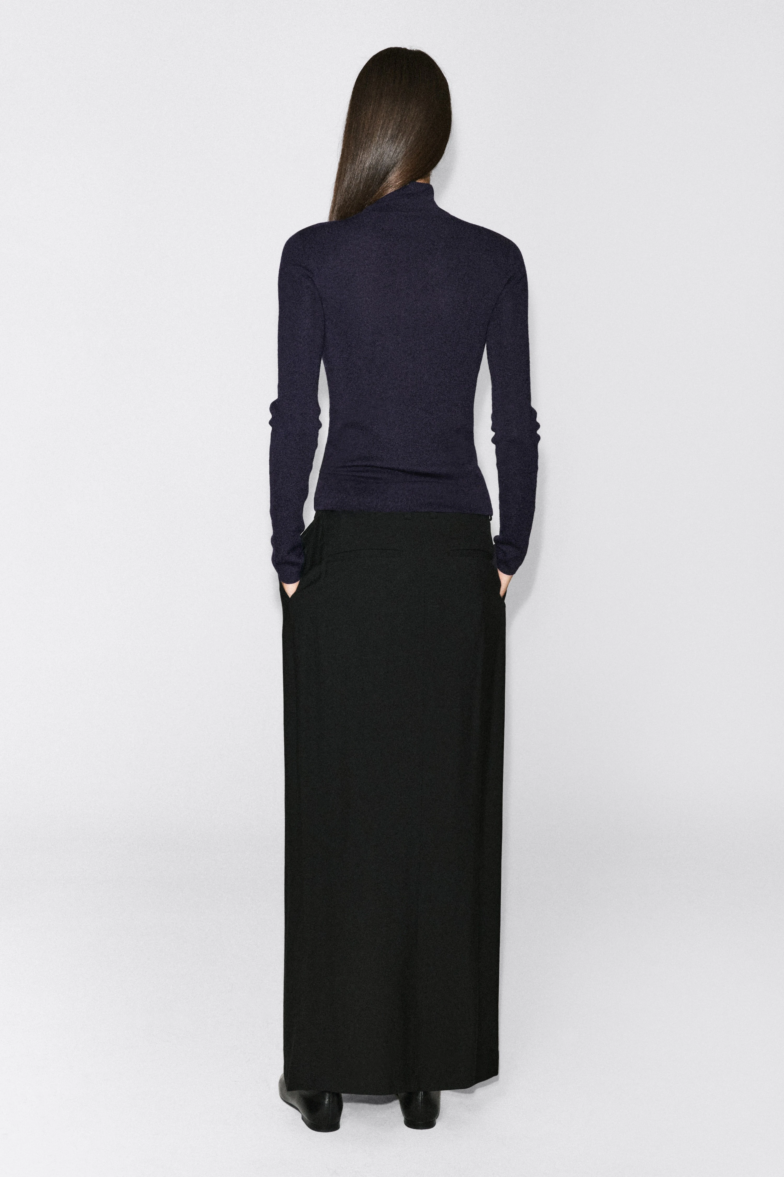 SEAMLESS MERINO WOOL ZIP-UP TOP - 2
