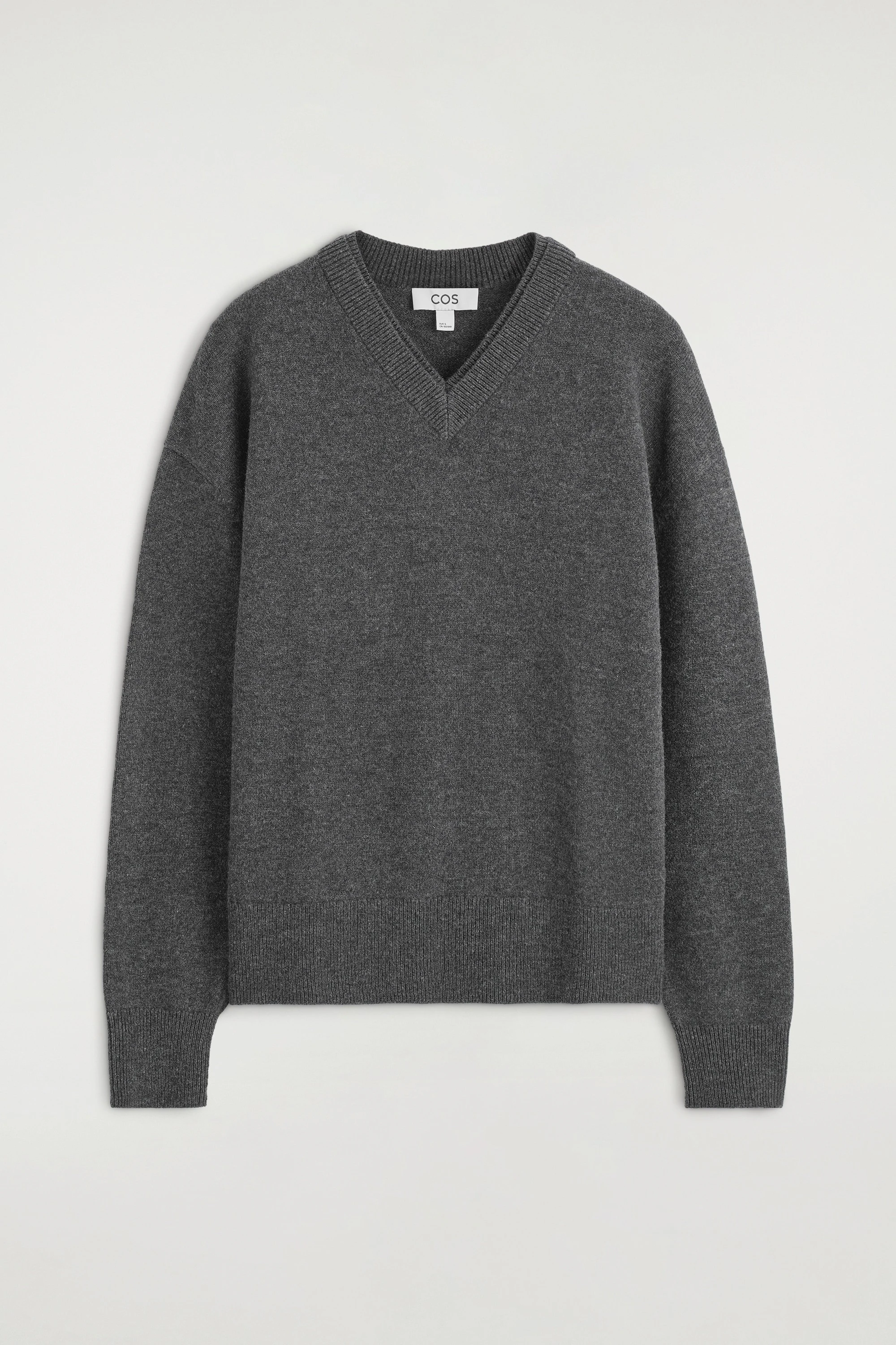 MERINO WOOL LAYERED V-NECK JUMPER - 7