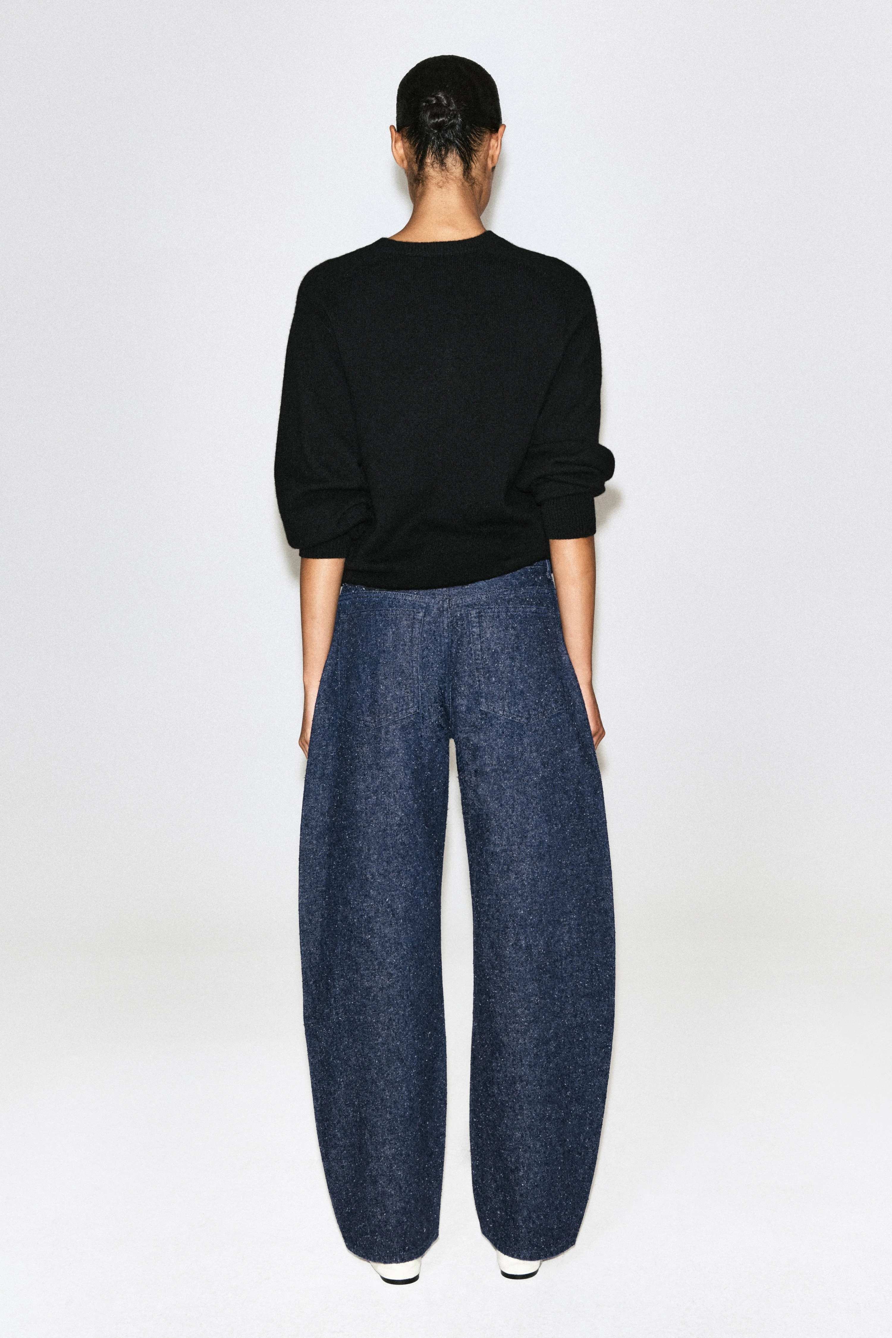 INLET BOUCLÉ CURVED-LEG JEANS - 2