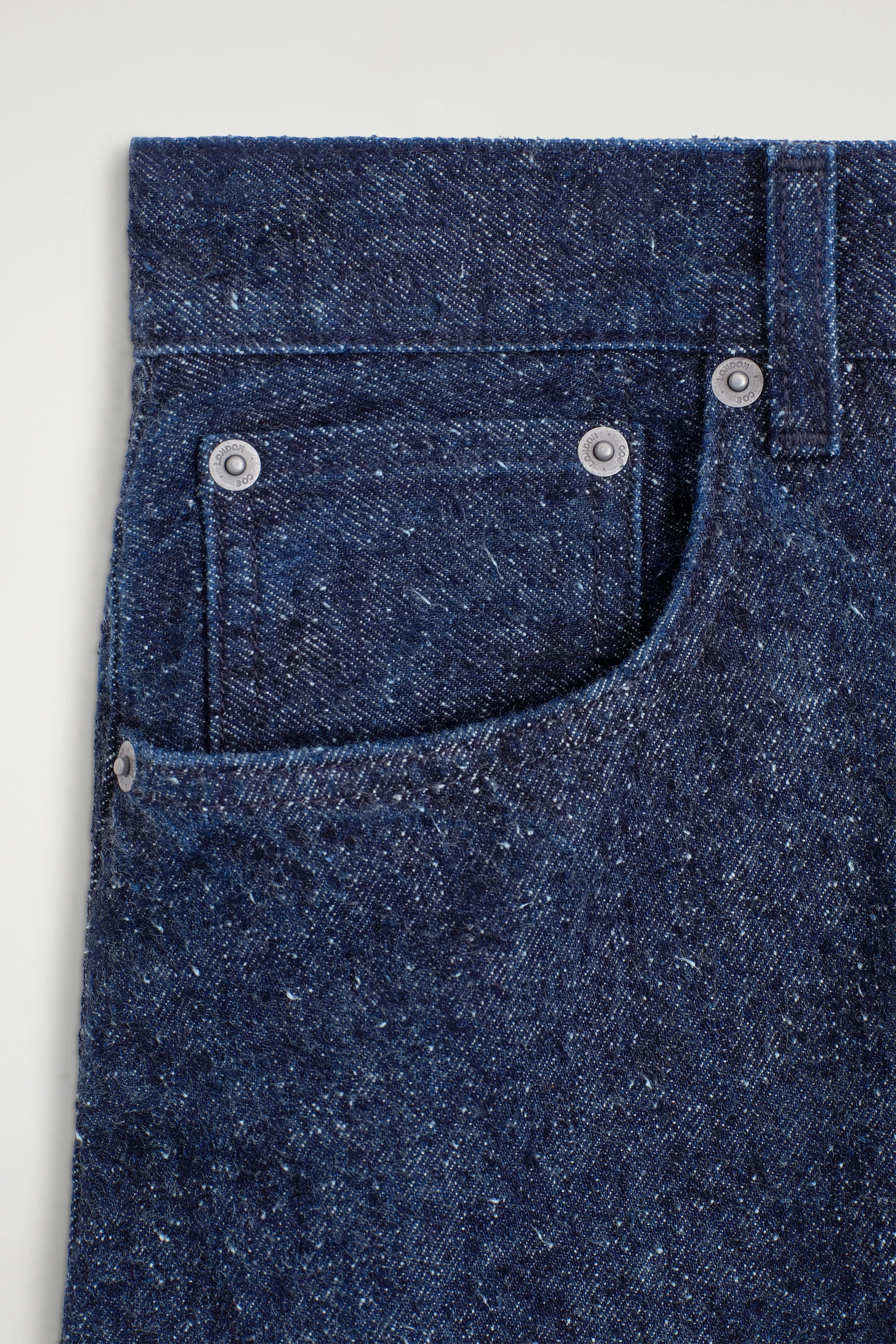 INLET BOUCLÉ CURVED-LEG JEANS - 7