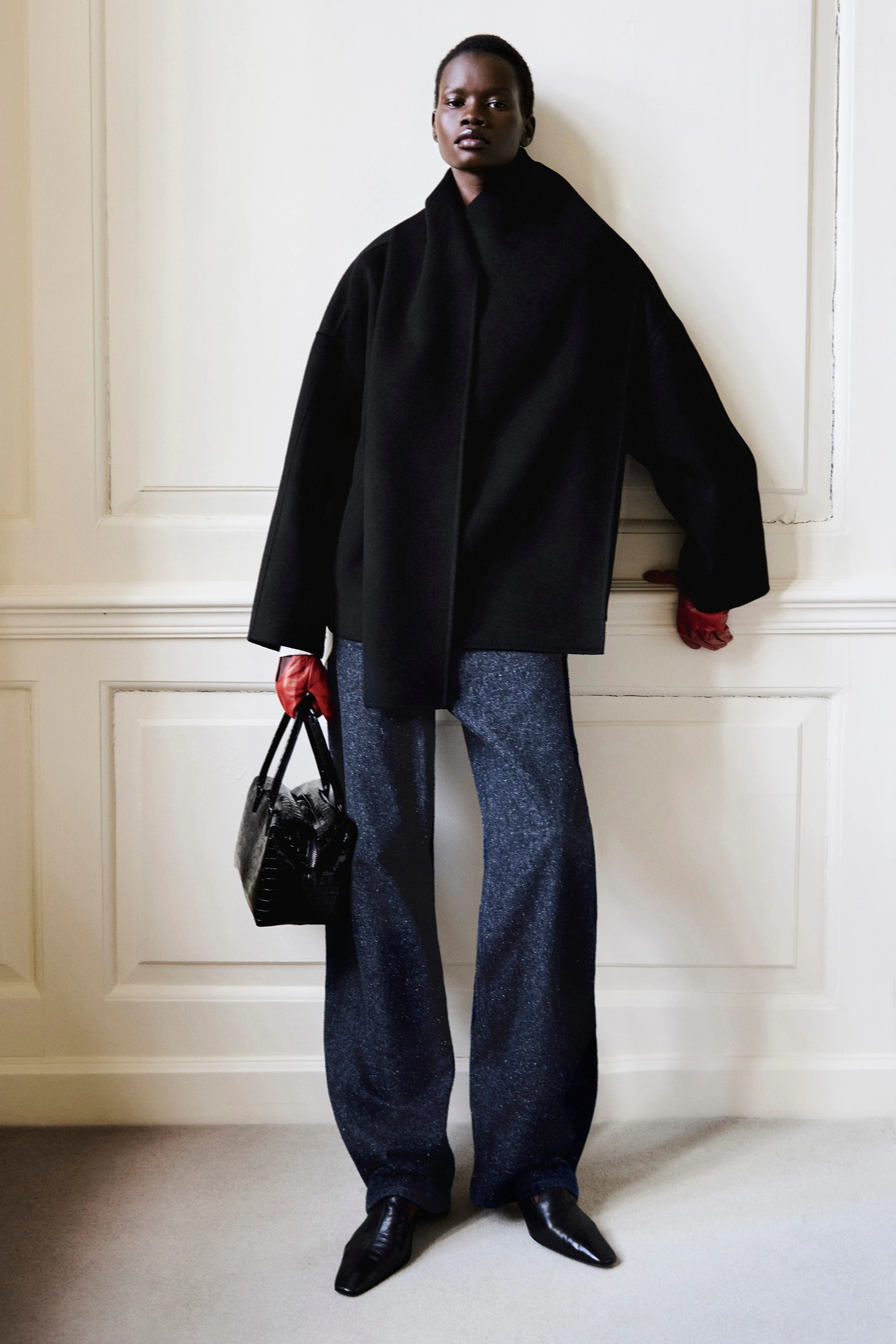 INLET BOUCLÉ CURVED-LEG JEANS - 8