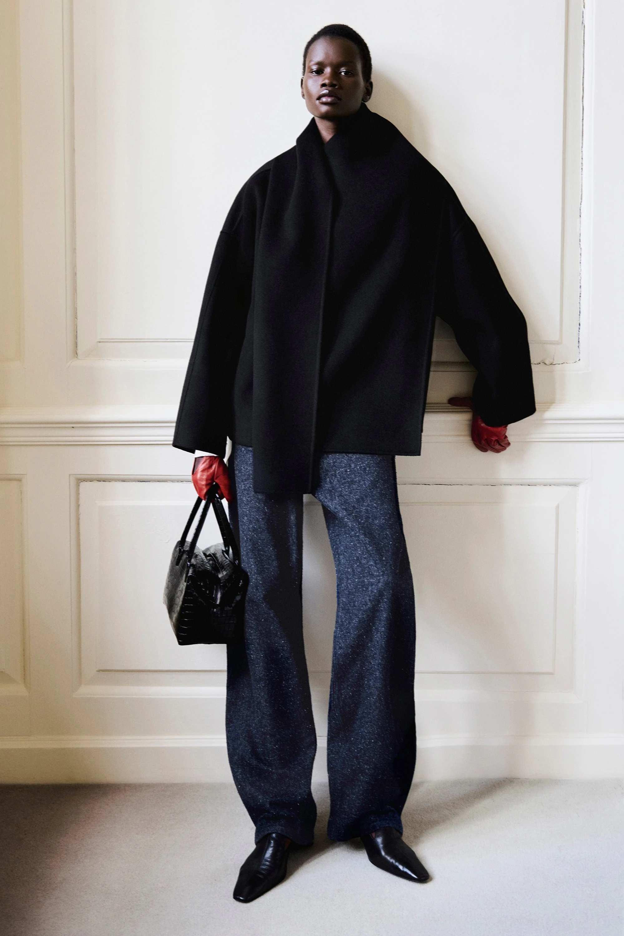 INLET BOUCLÉ CURVED-LEG JEANS - 8