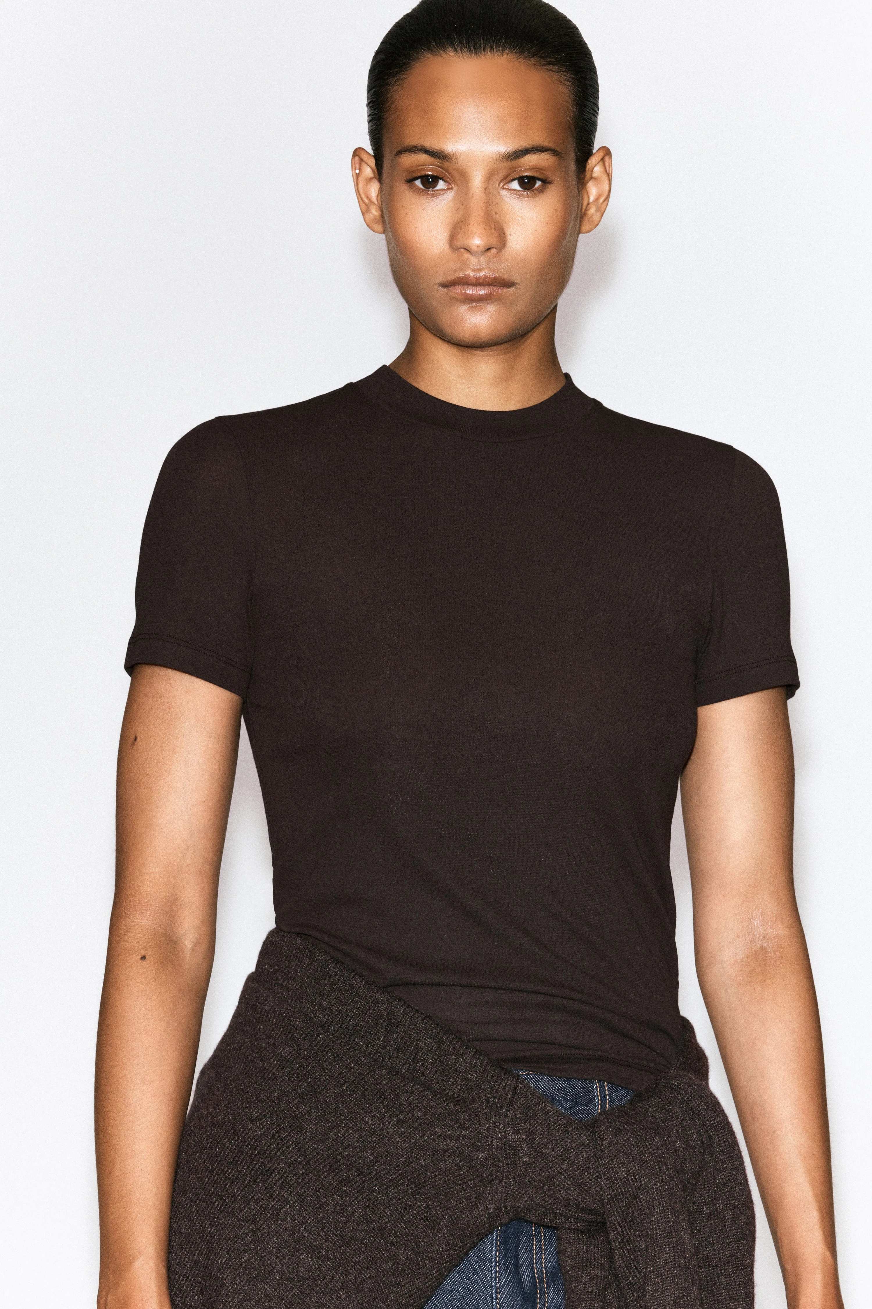 CREPE-JERSEY T-SHIRT - 6