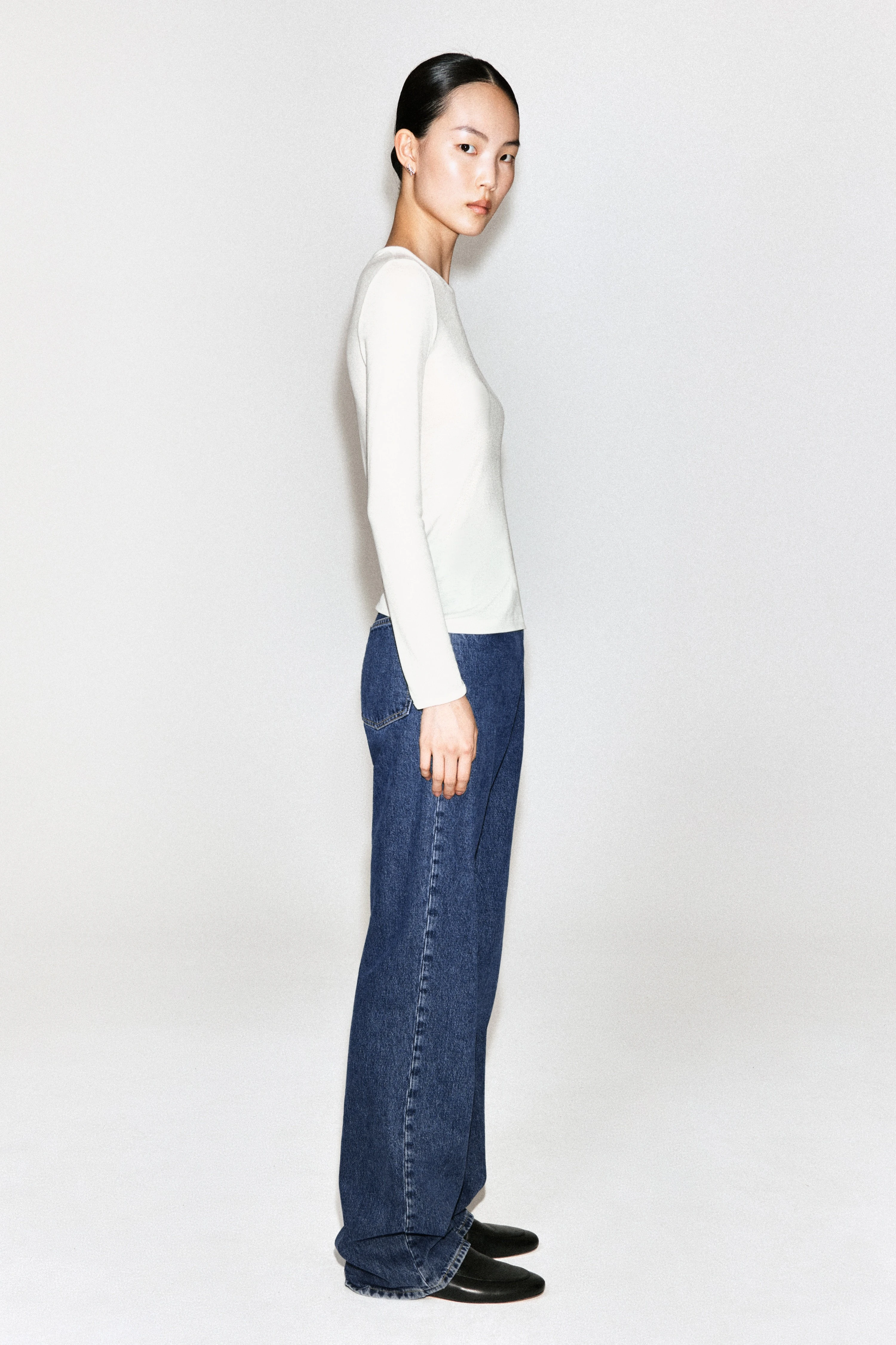 SLIM LYOCELL-MERINO LONG-SLEEVED T-SHIRT - 5