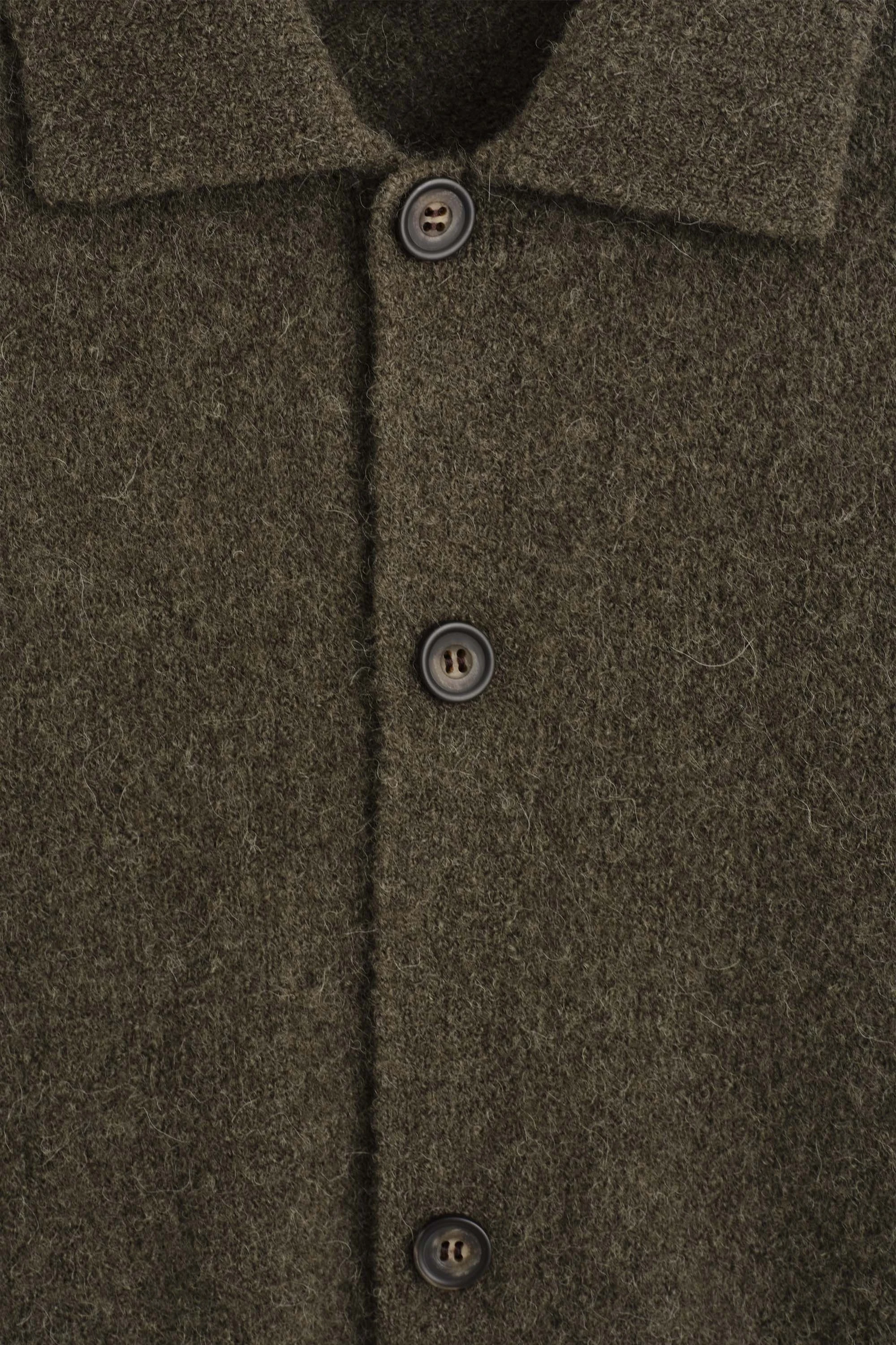 TEXTURED COLLARED CARDIGAN - 8