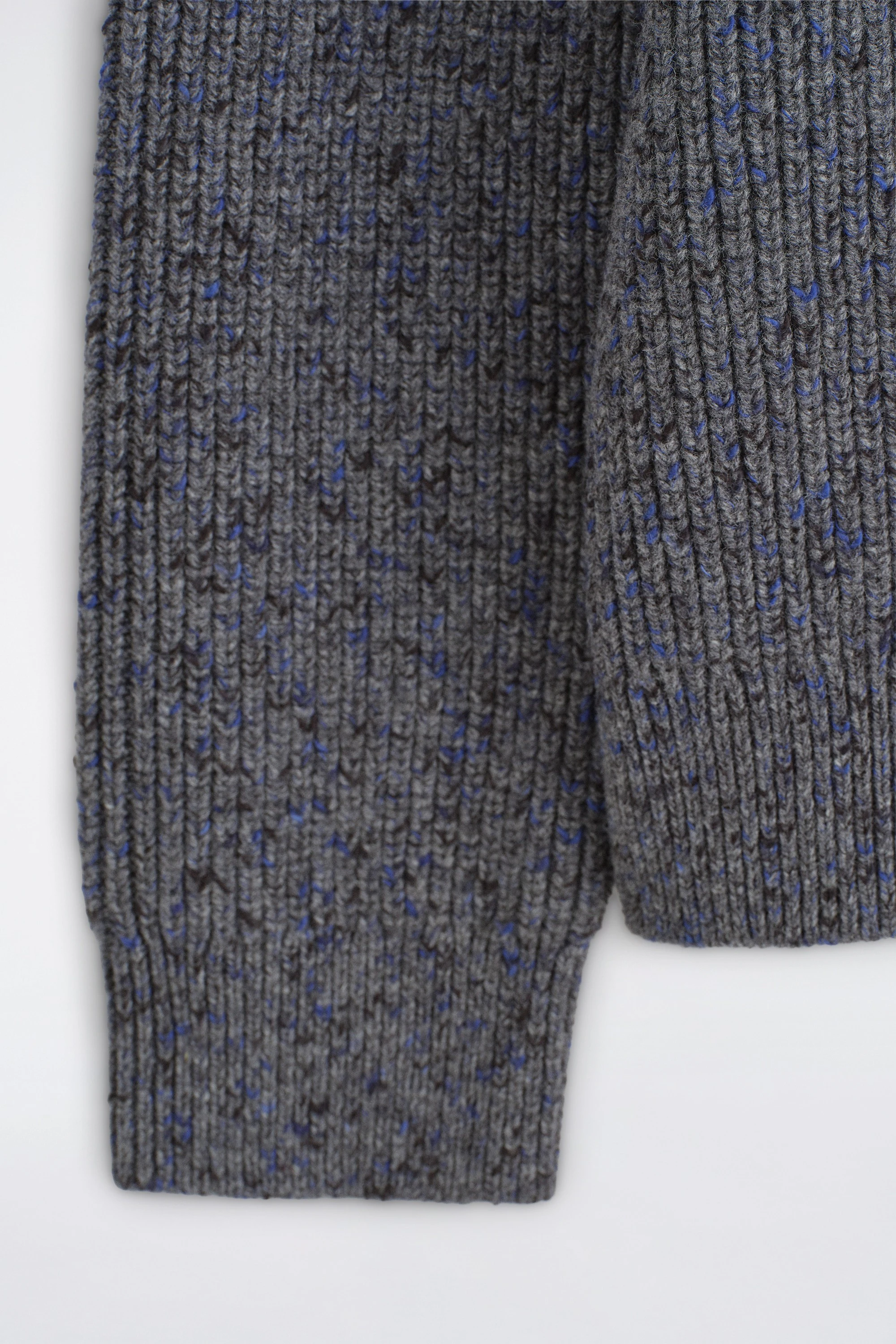 DONEGAL-EFFECT WOOL-COTTON POLO JUMPER - 8
