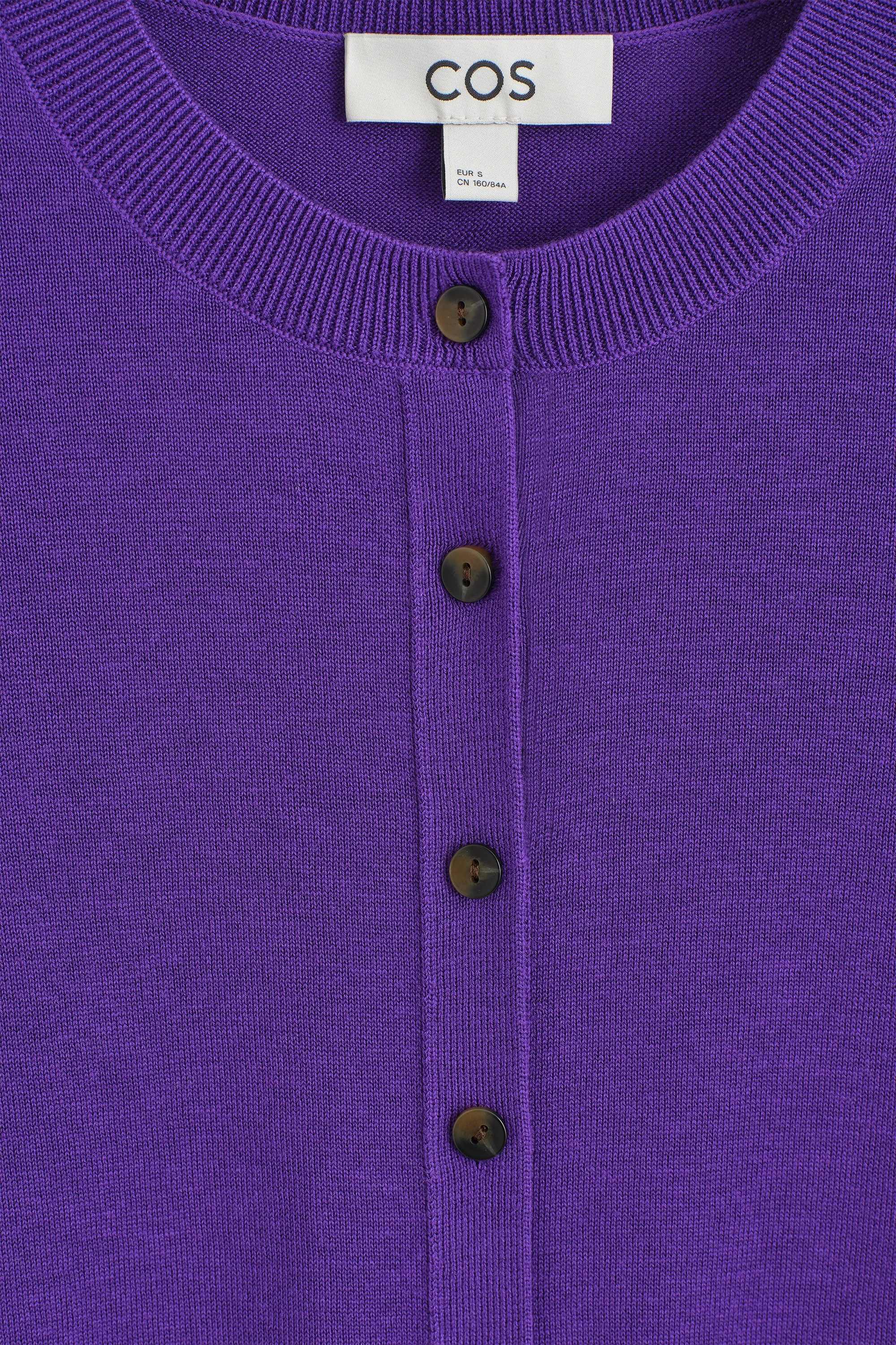 SHRUNKEN SHORT-SLEEVED CARDIGAN - 8