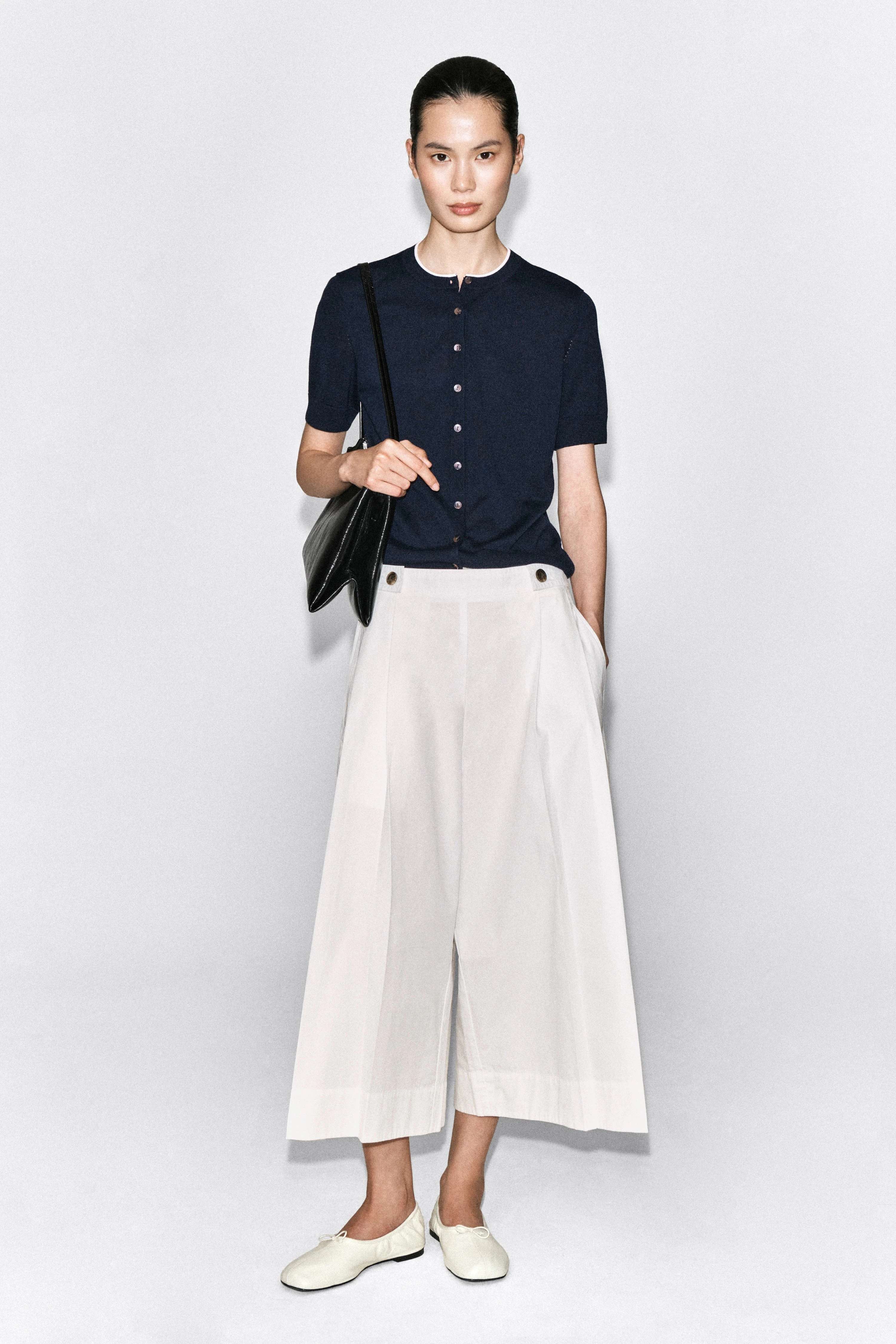 SHRUNKEN SHORT-SLEEVED CARDIGAN - 3