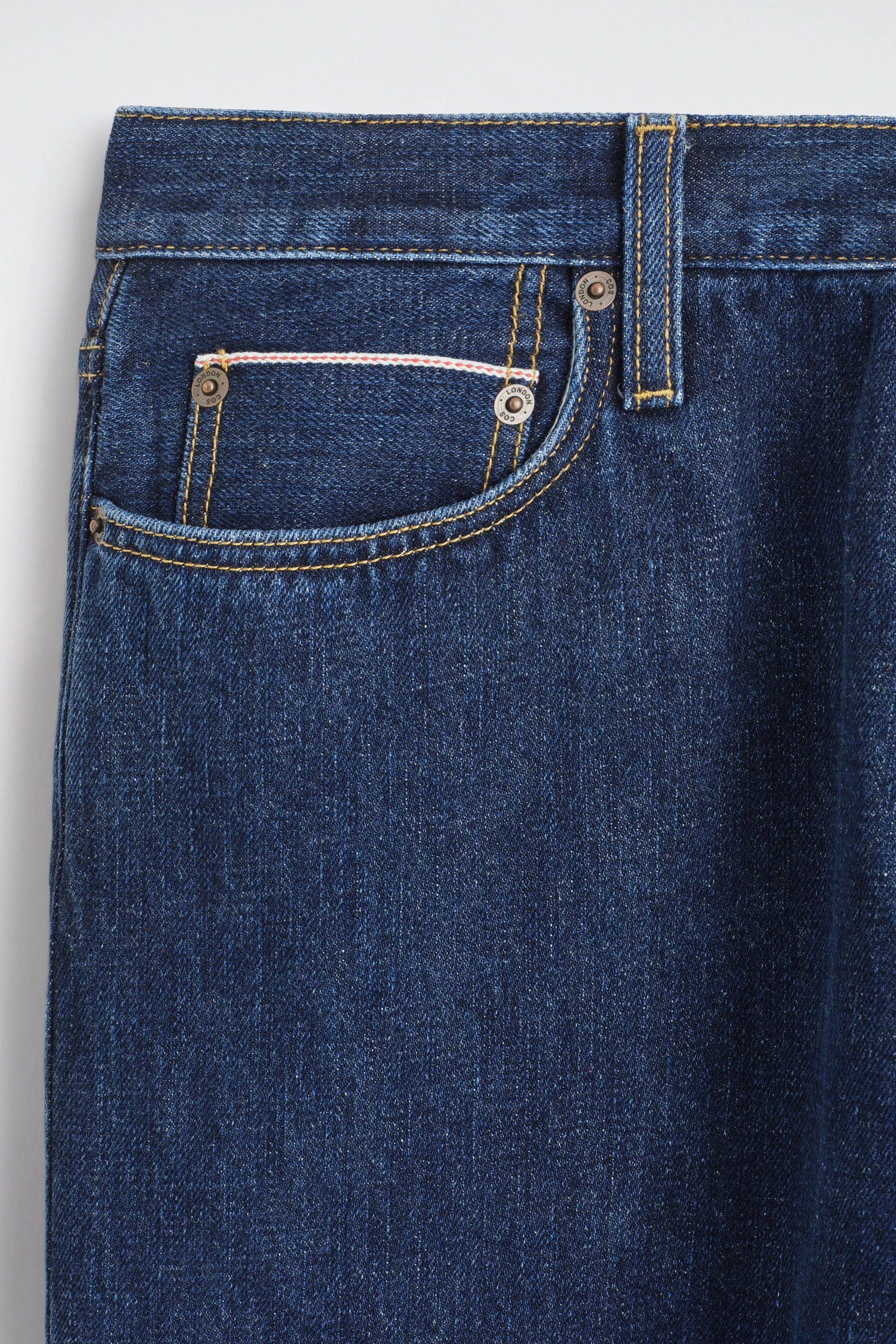 FOLD SELVEDGE LOOSE-FIT WIDE-LEG JEANS - 9