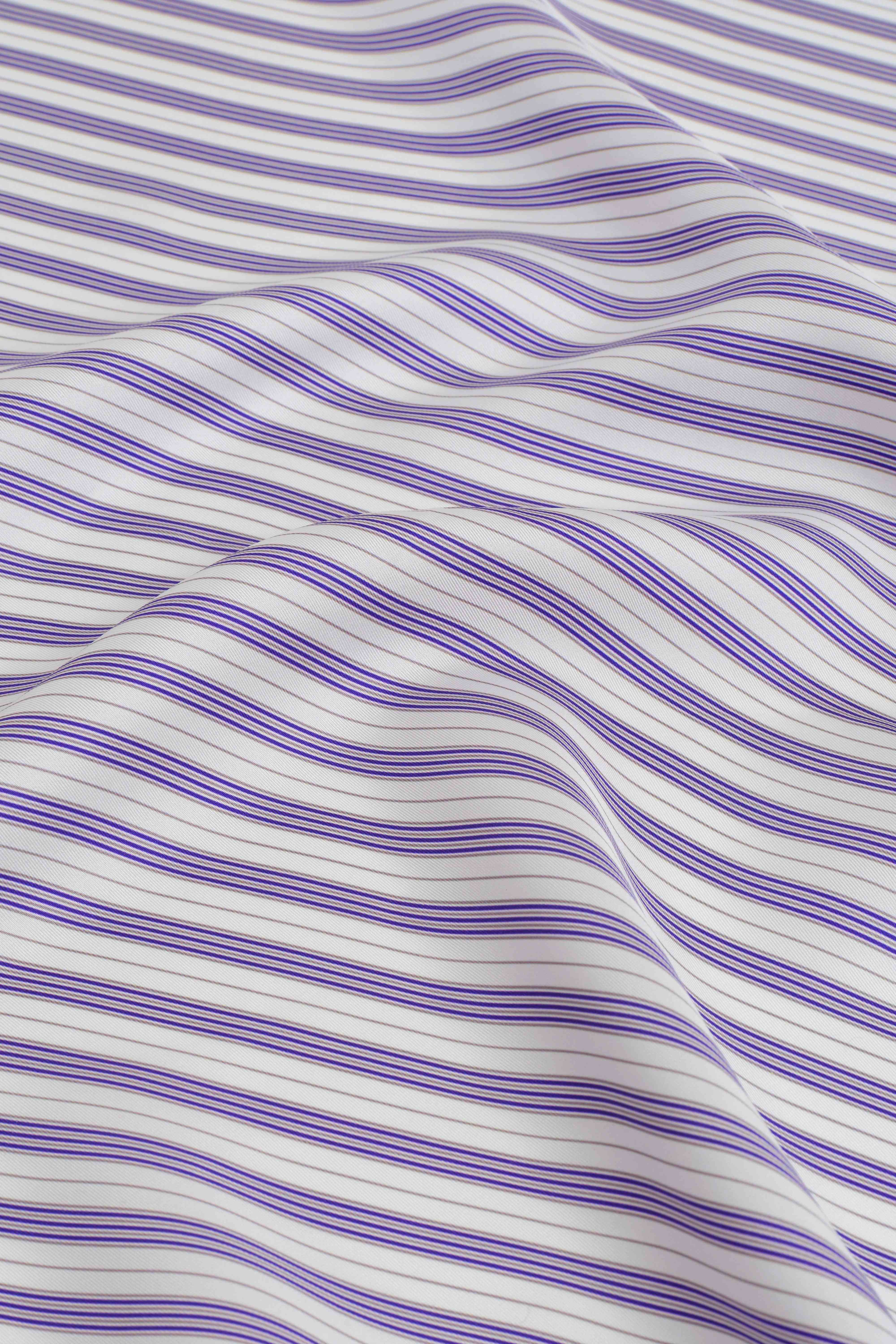 STRIPED SILK SCARF