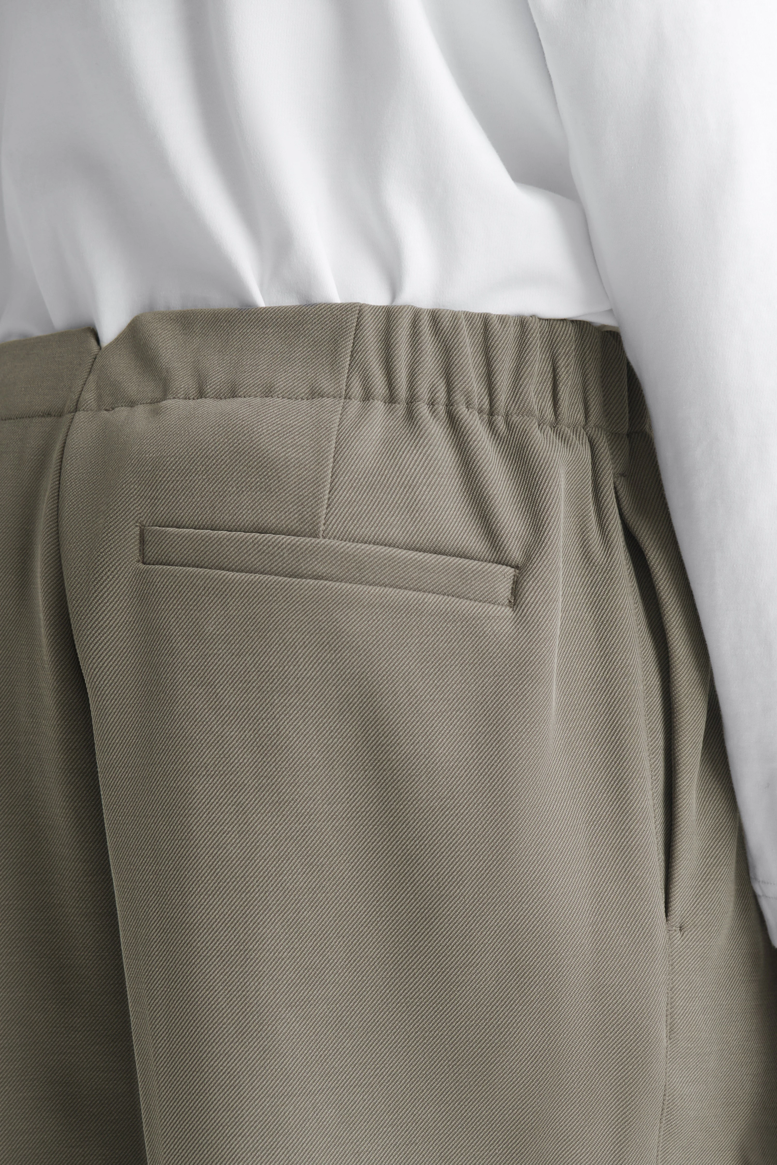 TAILORED BONDED-TWILL SHORTS - 3