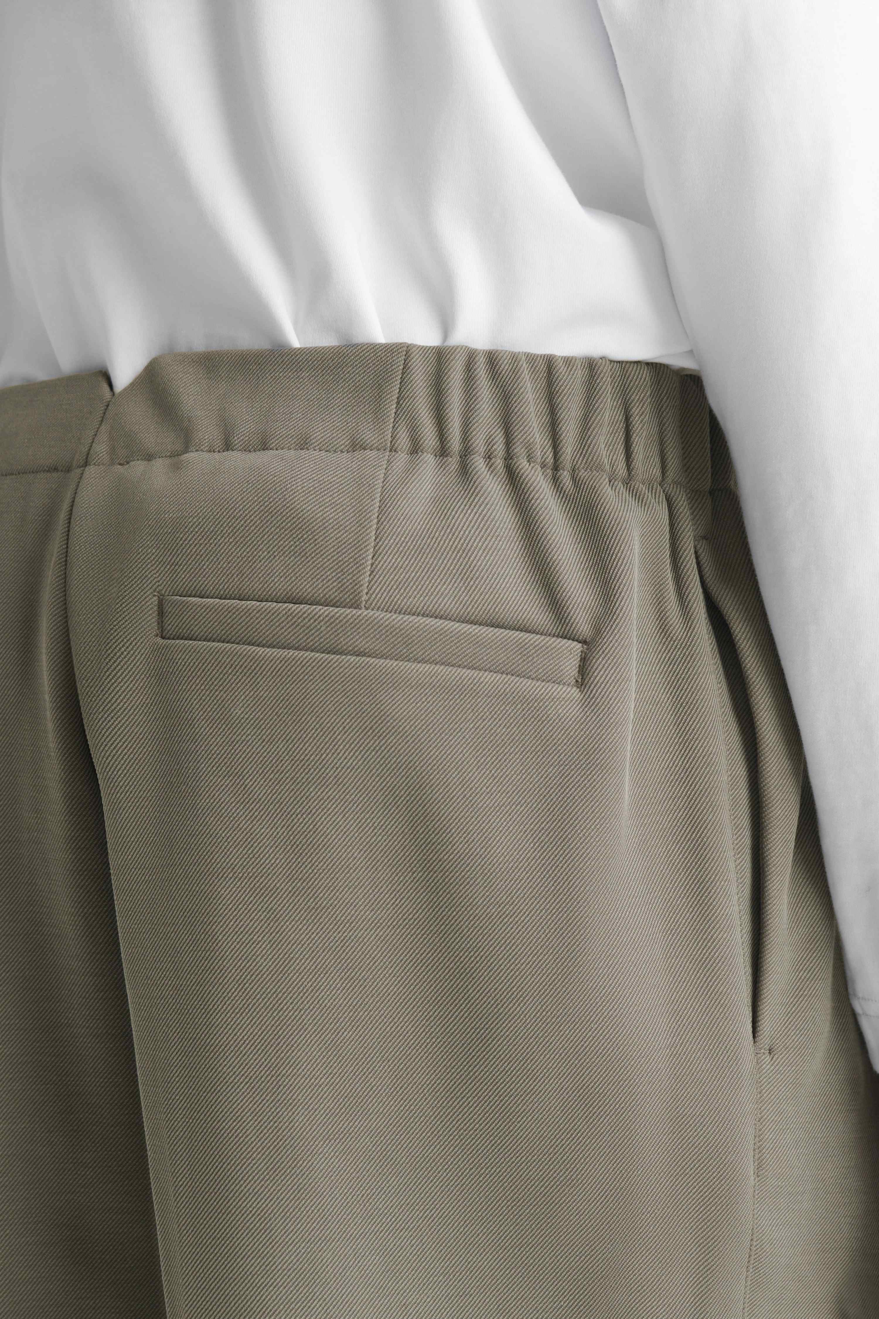 TAILORED BONDED-TWILL SHORTS - 3