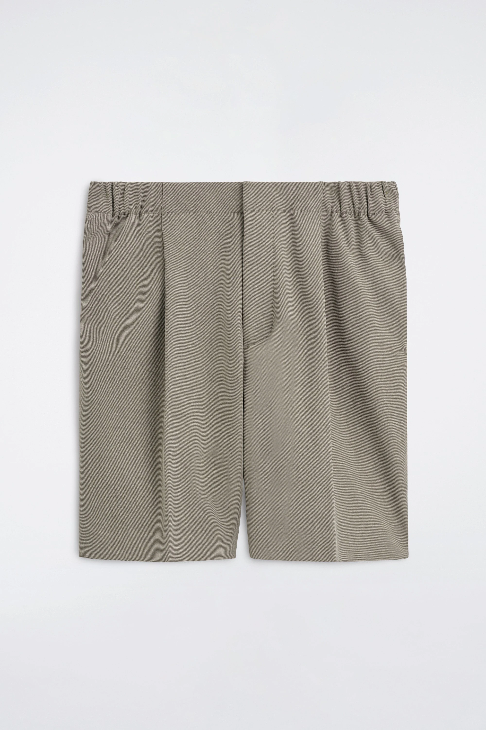 TAILORED BONDED-TWILL SHORTS - 5
