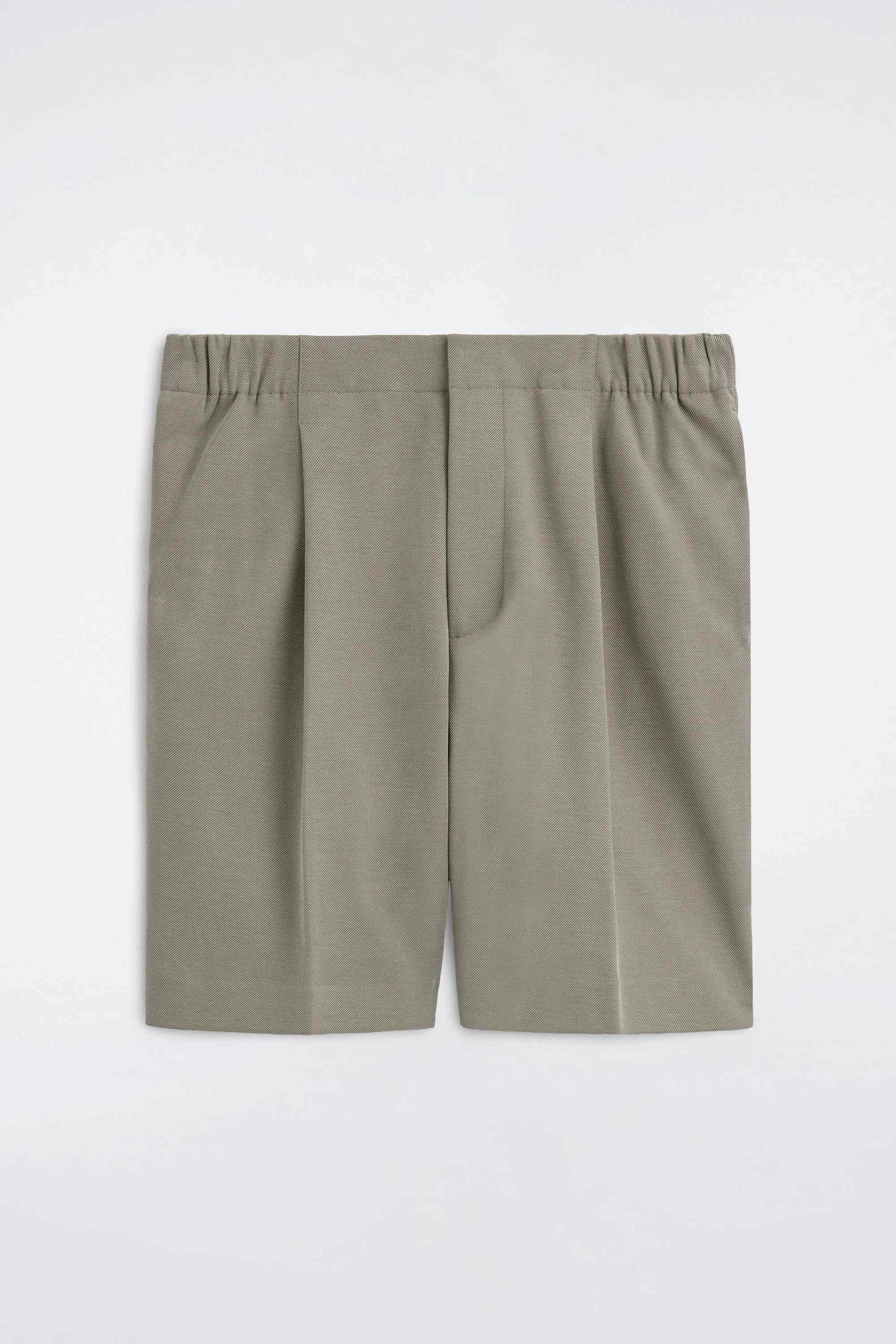 TAILORED BONDED-TWILL SHORTS - 5