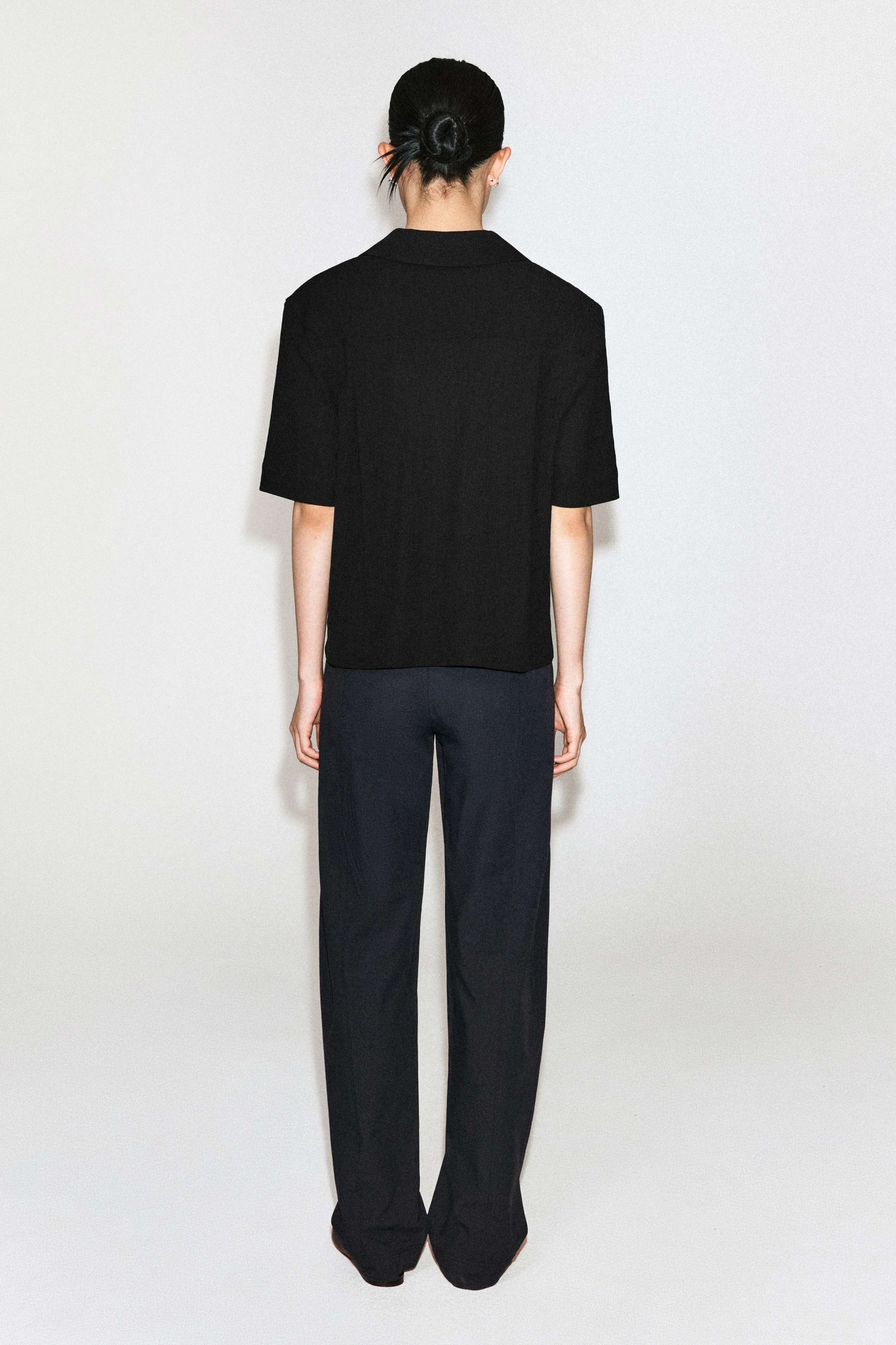 CRINKLED-JERSEY SHORT-SLEEVED SHIRT - 2