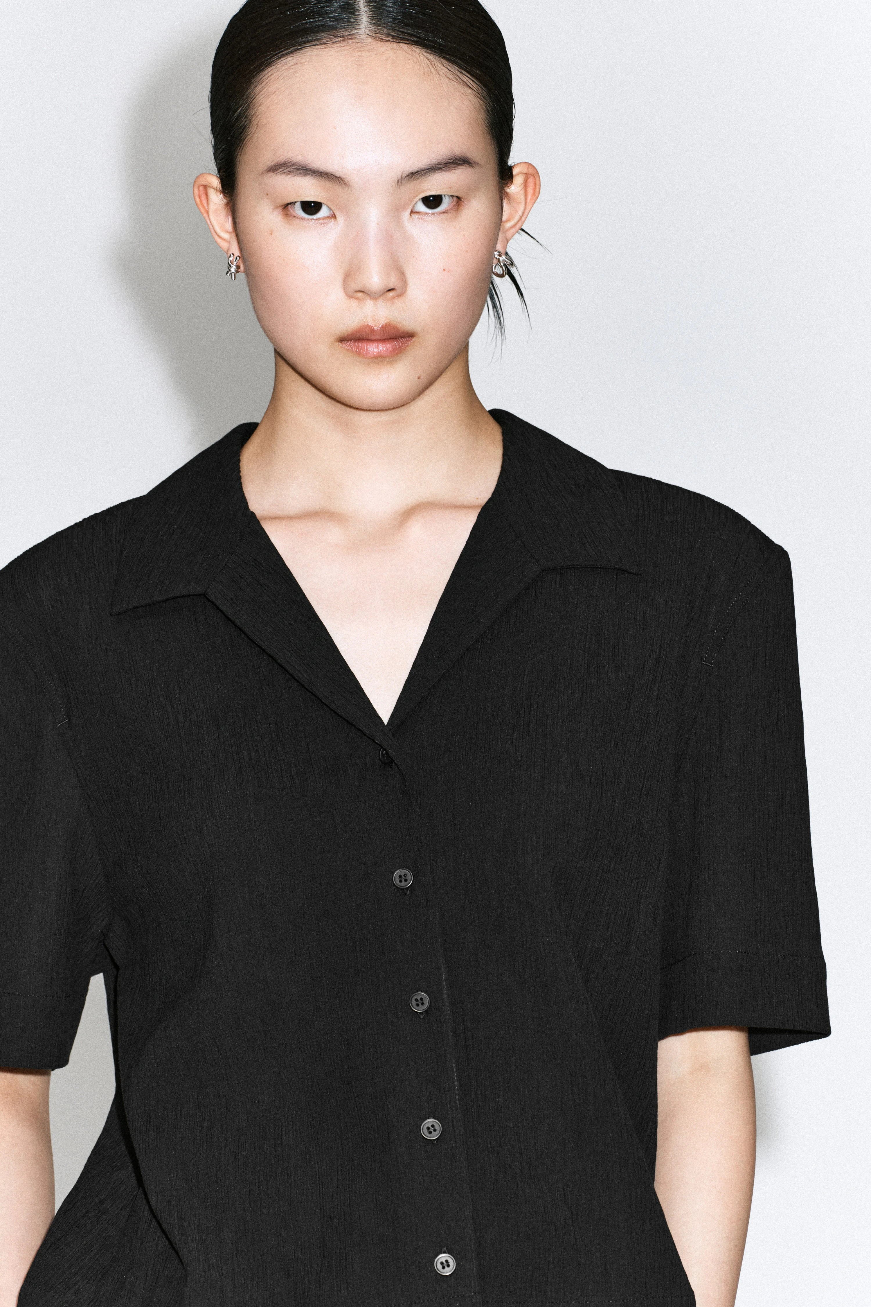 CRINKLED-JERSEY SHORT-SLEEVED SHIRT - 6