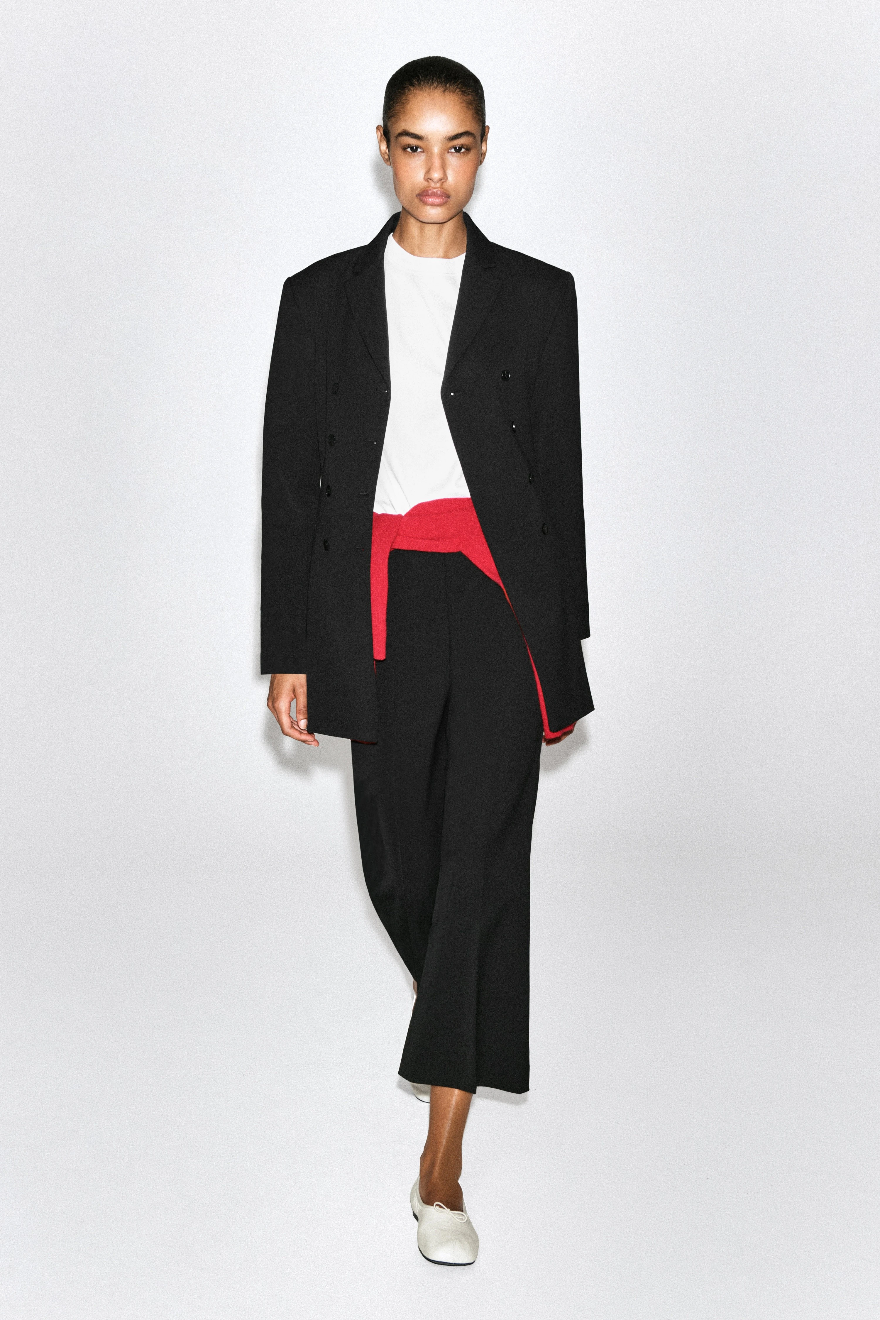 CROPPED FLARED TROUSERS - 3