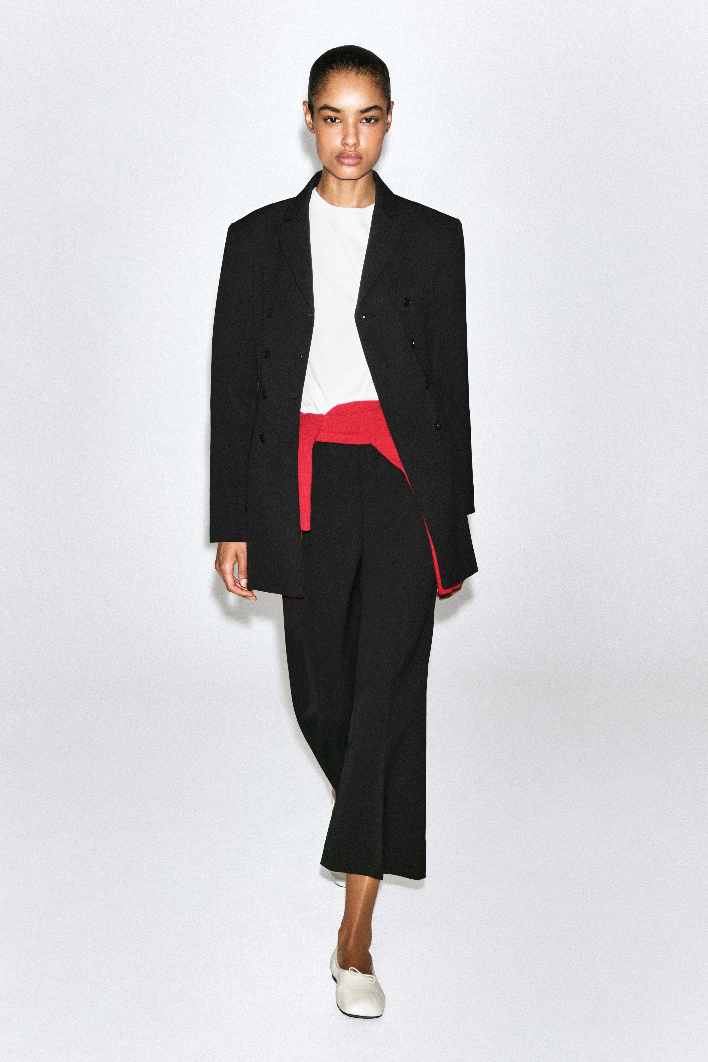 CROPPED FLARED TROUSERS - 3