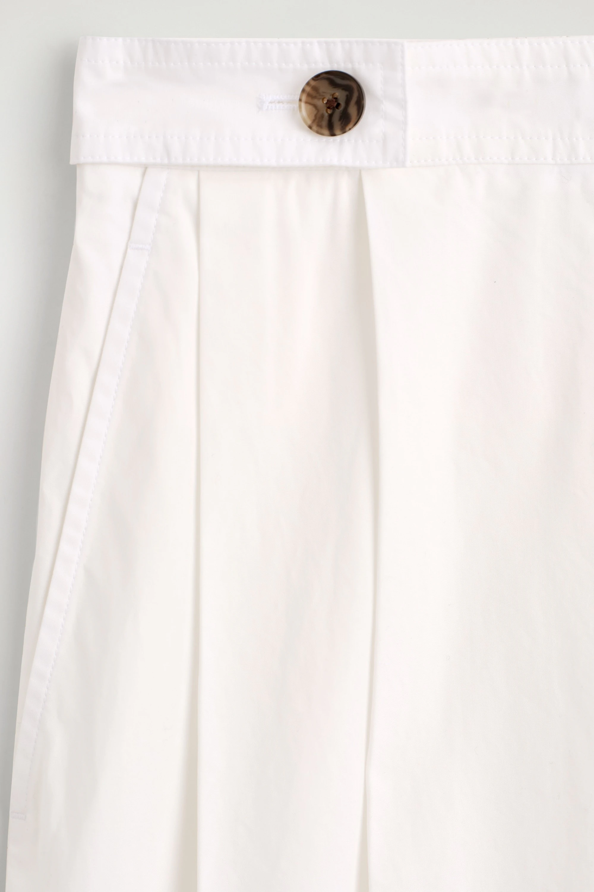 BUTTON-DETAIL COTTON CULOTTES - 7