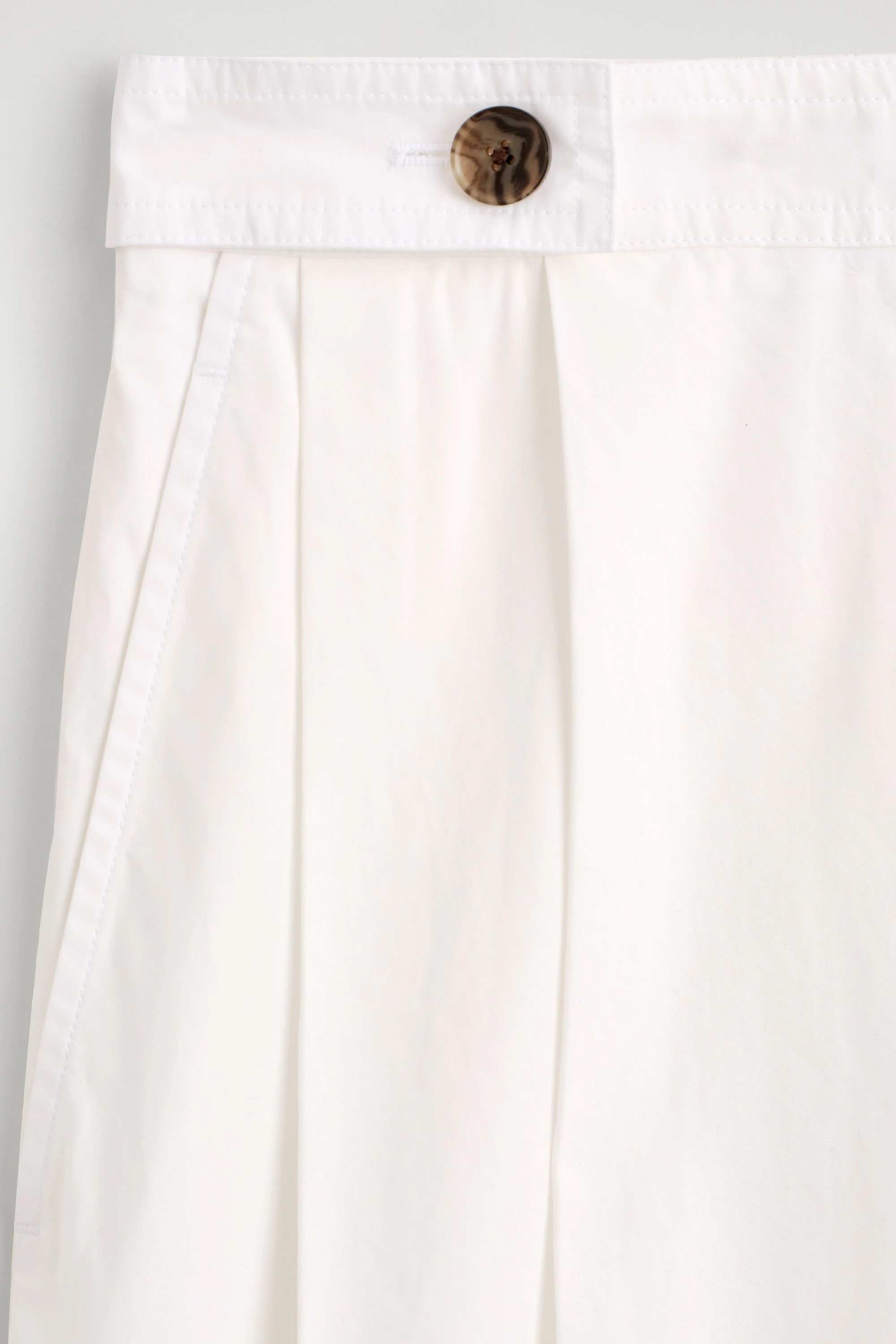 BUTTON-DETAIL COTTON CULOTTES - 7