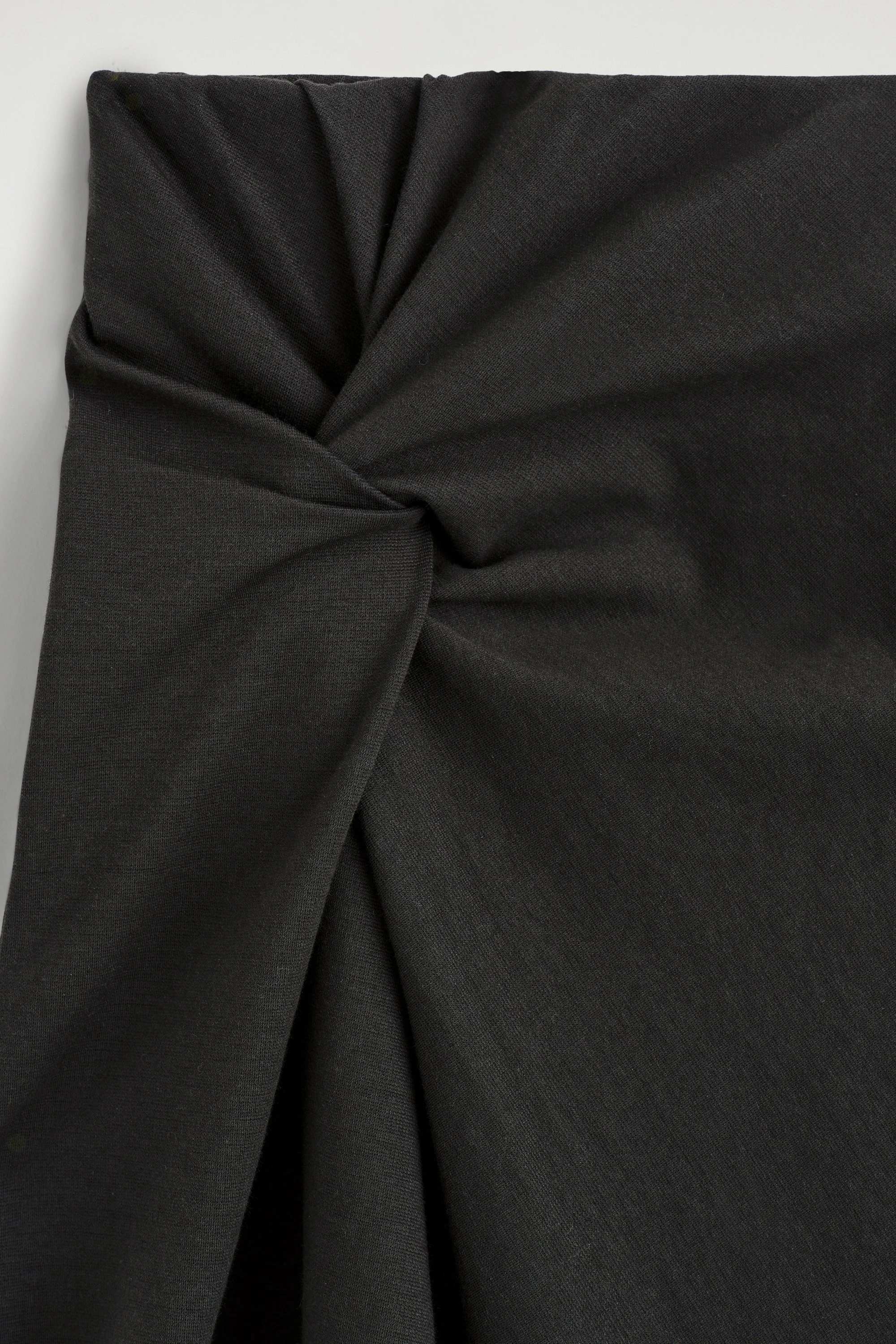 TWIST-DETAIL JERSEY MIDI SKIRT - 6