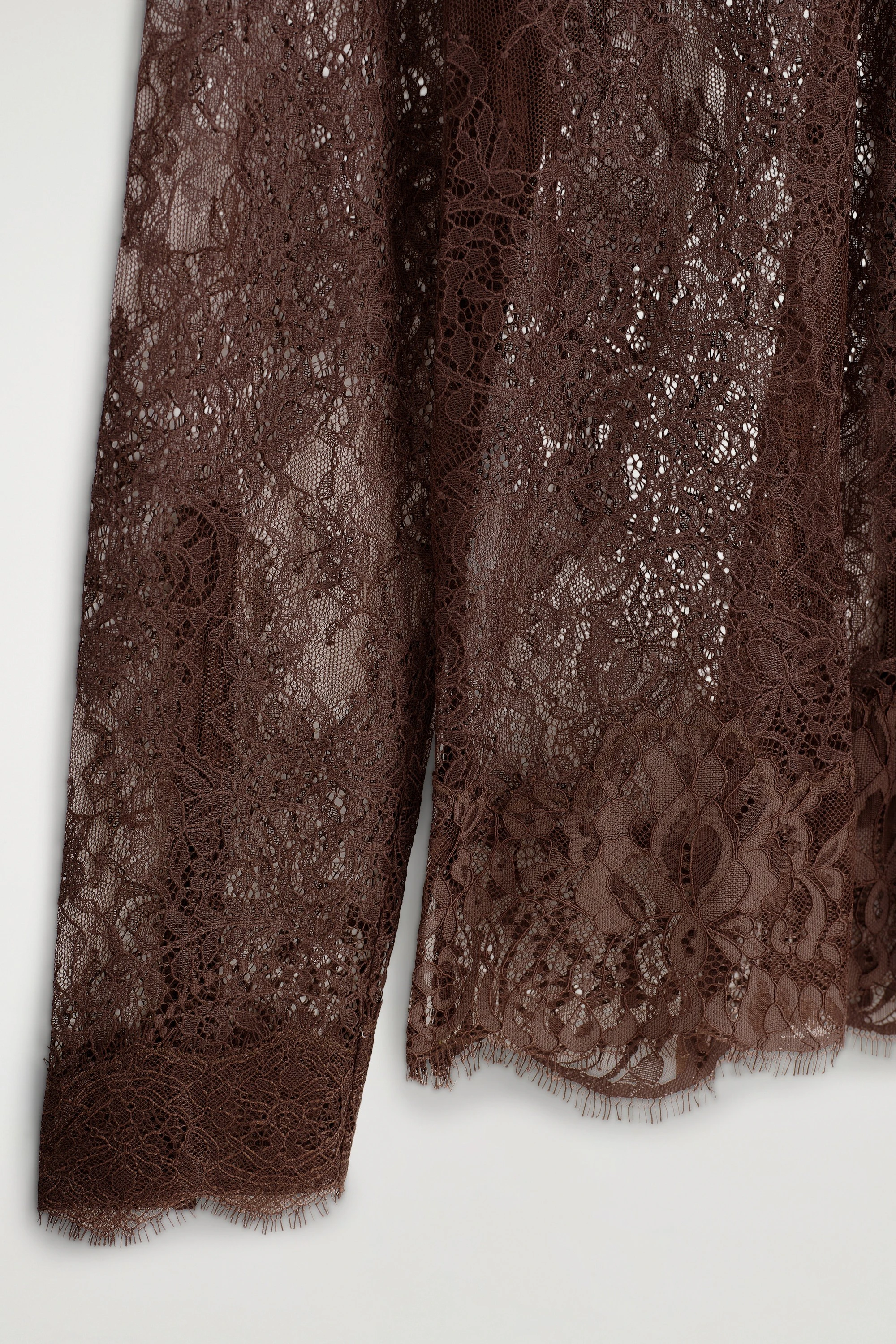 HIGH-NECK LACE TOP - 8