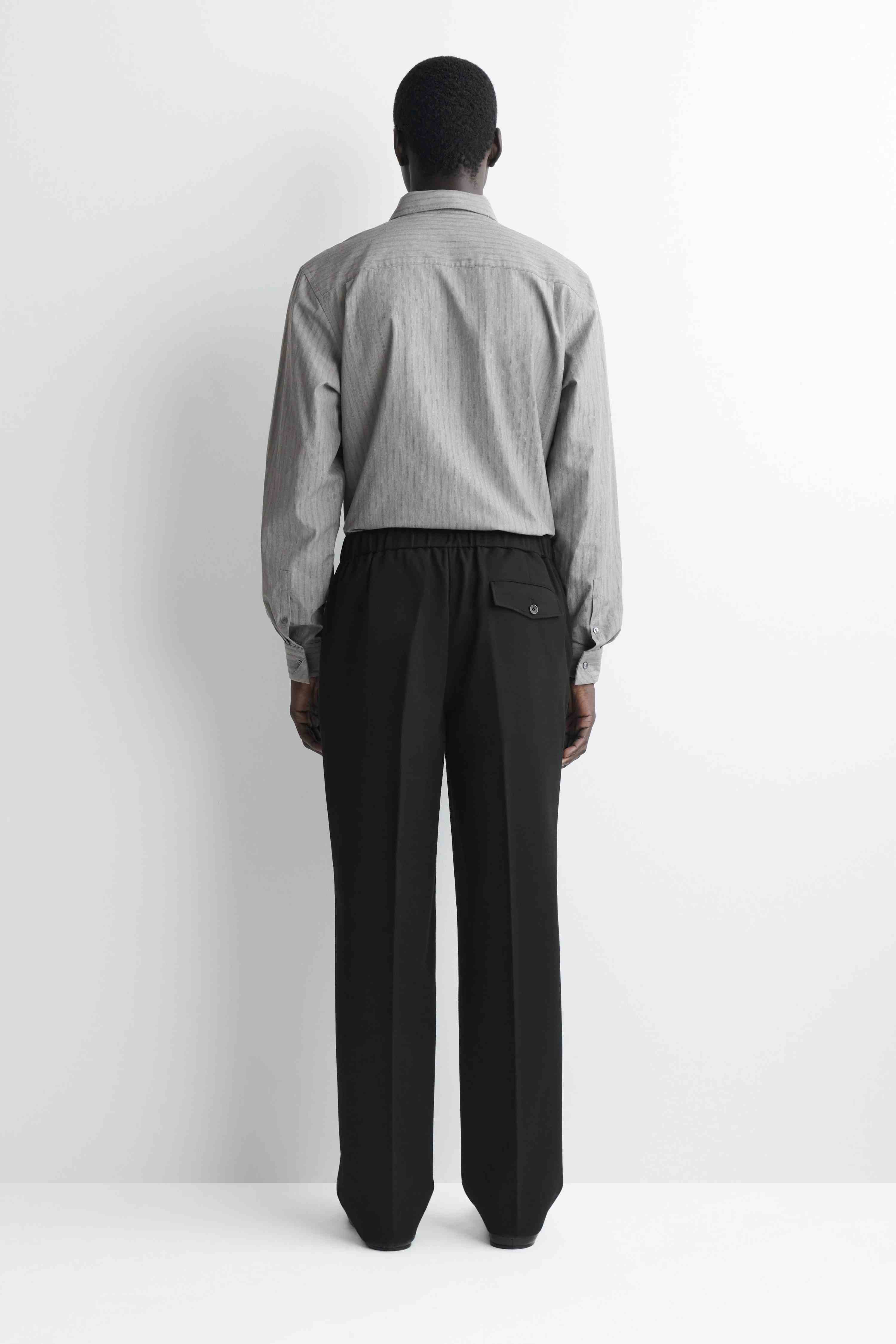 WOOL-JERSEY RELAXED-FIT STRAIGHT-LEG TROUSERS - 2