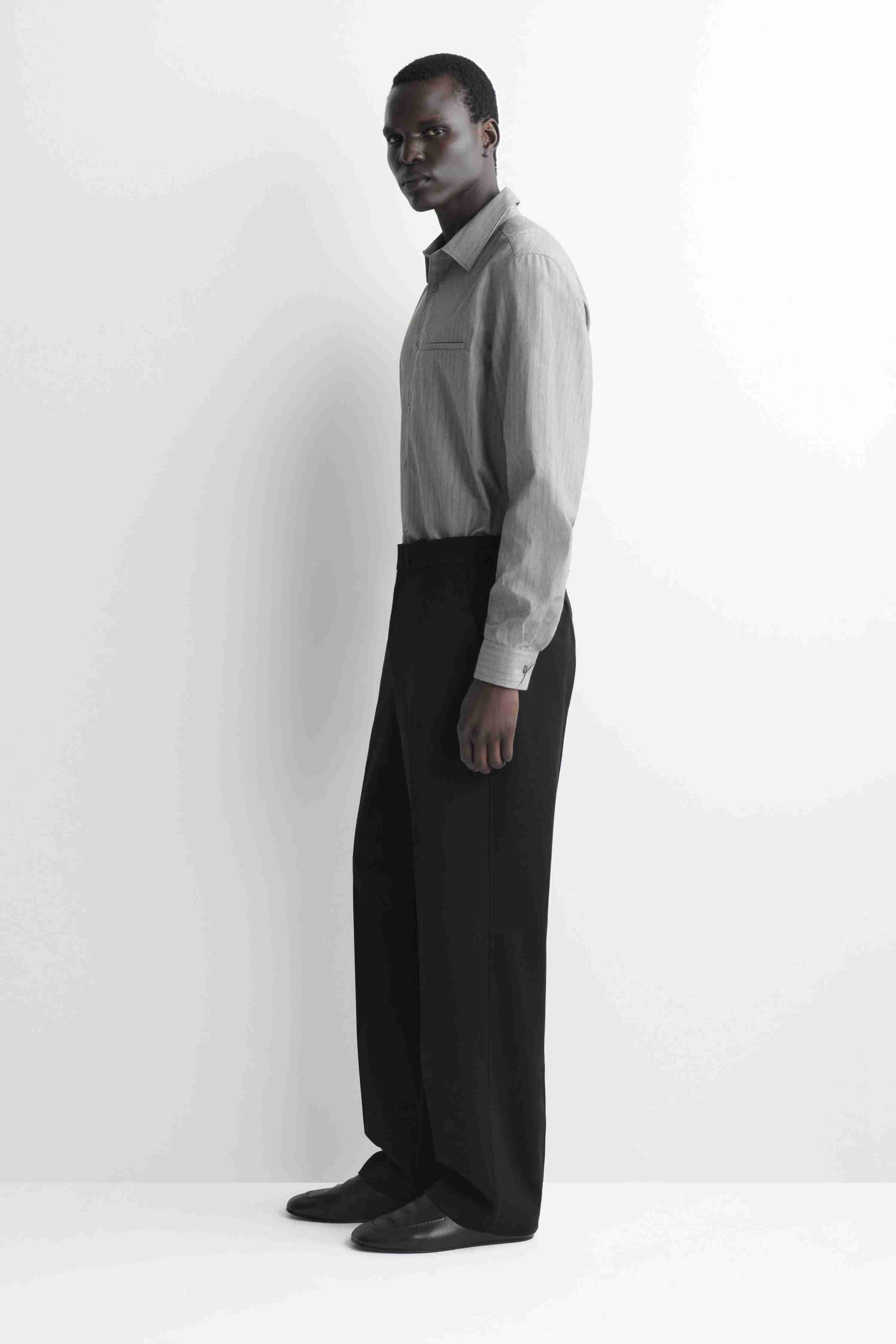 WOOL-JERSEY RELAXED-FIT STRAIGHT-LEG TROUSERS - 3