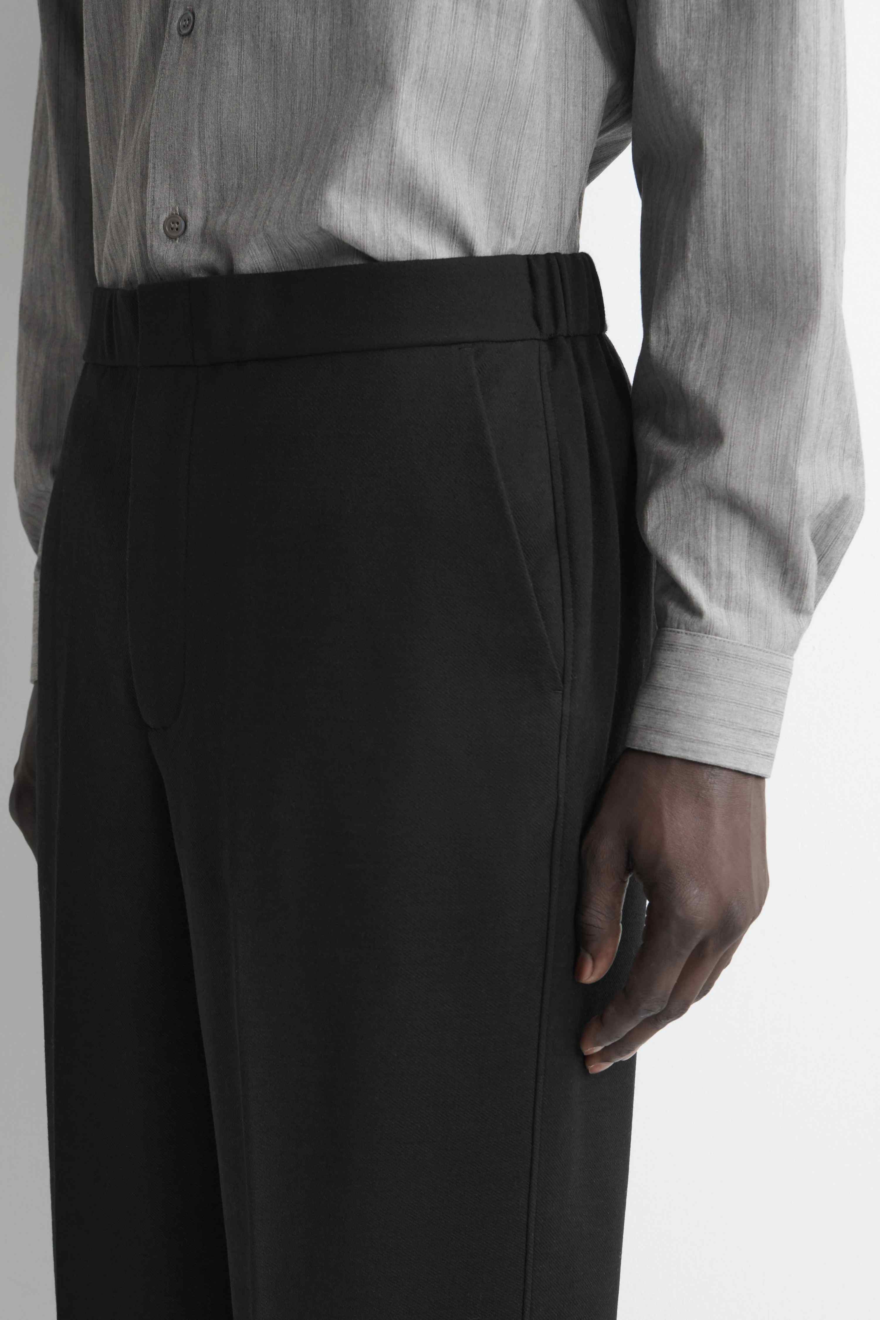 WOOL-JERSEY RELAXED-FIT STRAIGHT-LEG TROUSERS - 5