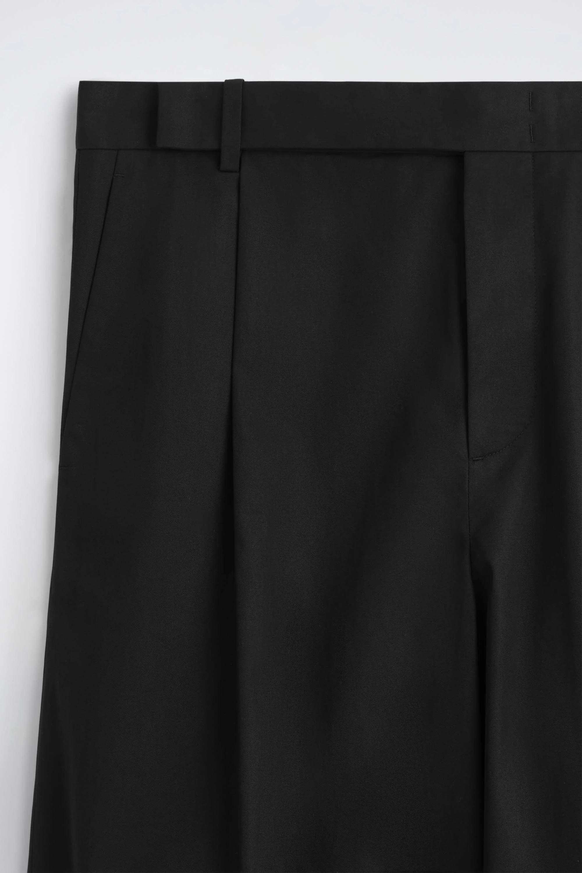 COTTON RELAXED-FIT BARREL-LEG TROUSERS - 2