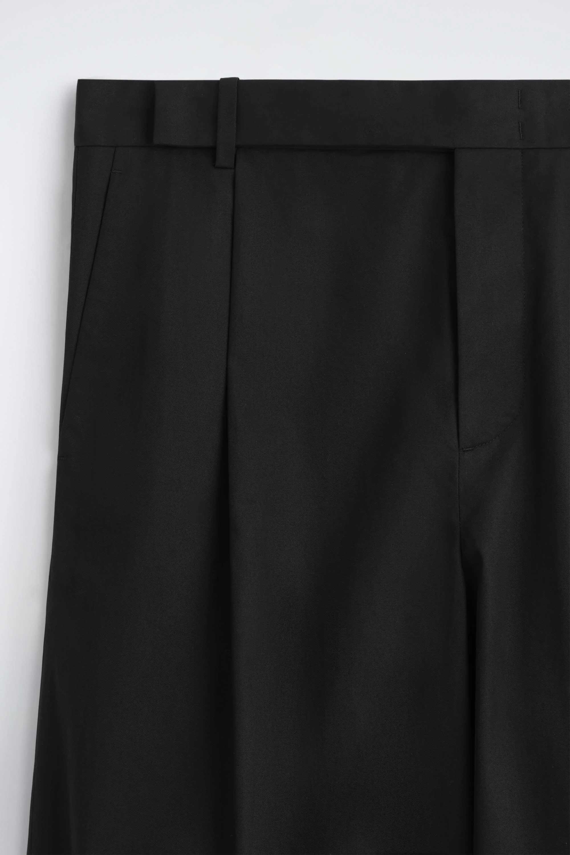 COTTON RELAXED-FIT BARREL-LEG TROUSERS - 2