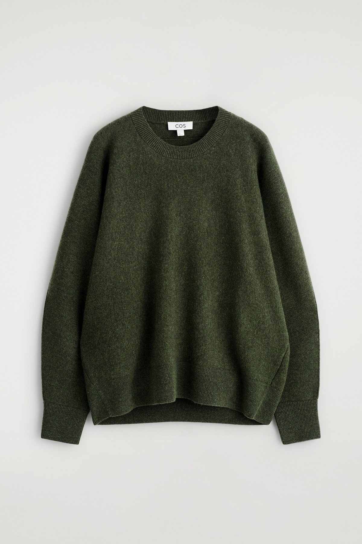 ROUNDED DOUBLE-FACED WOOL JUMPER | COS