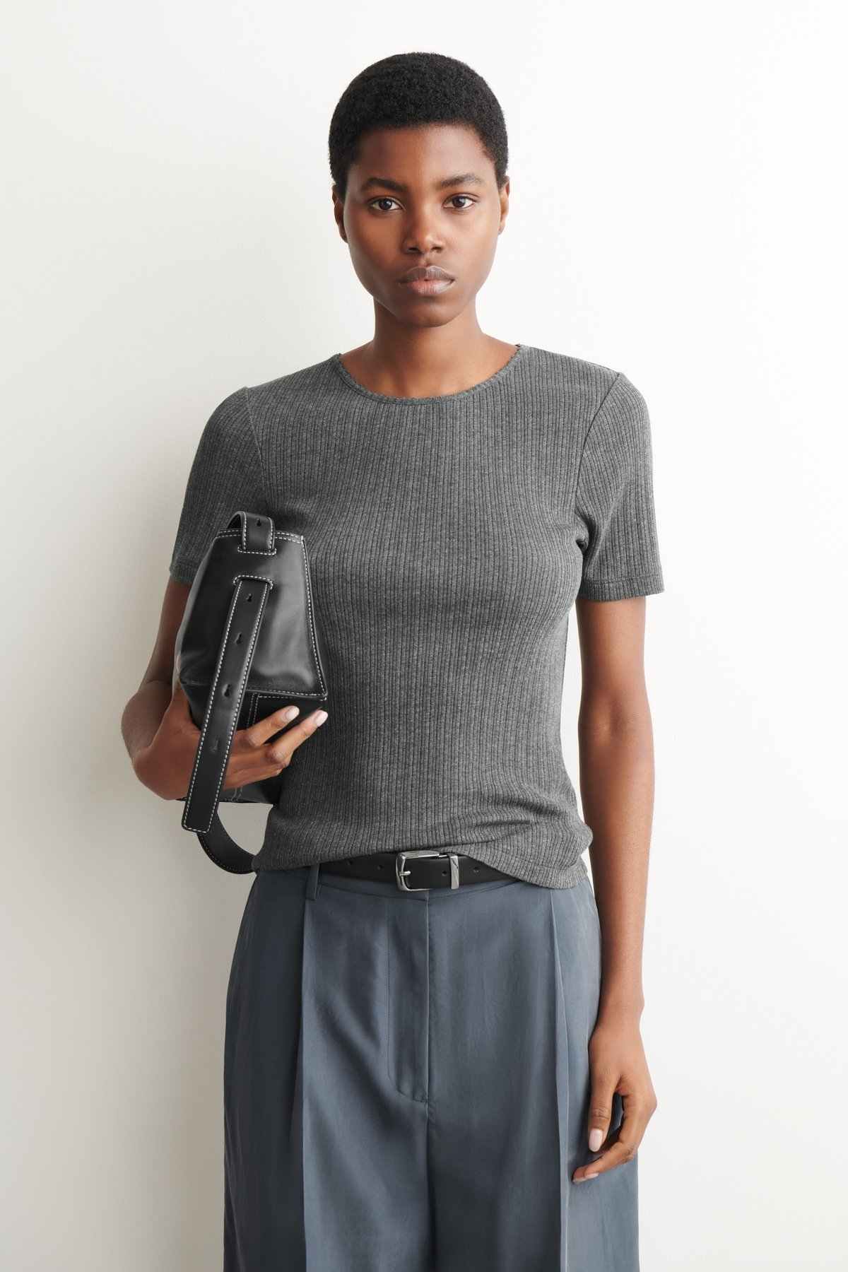 POINTELLE-KNIT T-SHIRT | COS