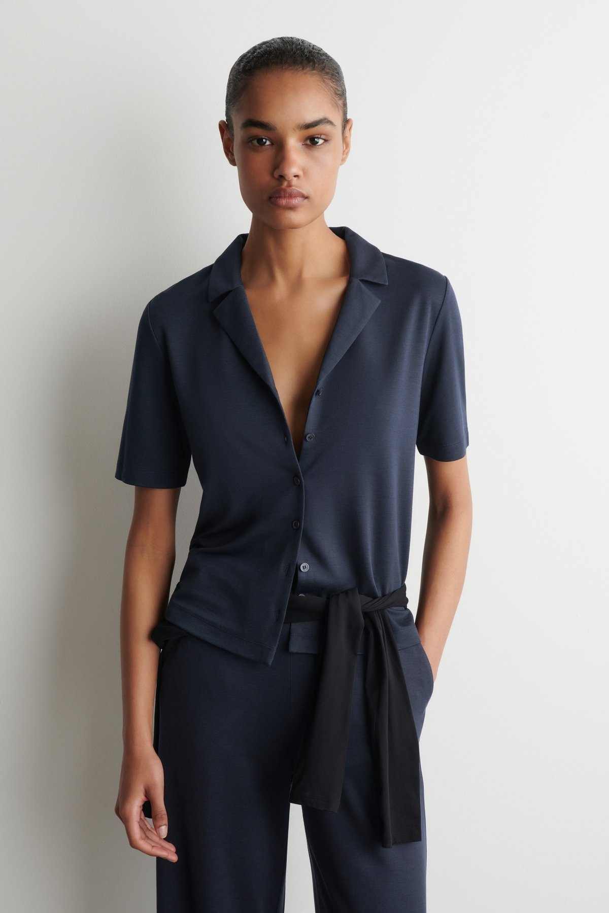 MODAL-JERSEY SHIRT | COS