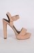Rolloo Pink Heel Sandals
