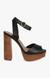 Madeline Black Heel Sandals