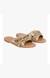 Frill Gold Flats