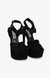 Aubrey Black Heel Sandals