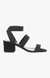 Isolate Black Heel Sandals
