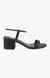 Ida Black Heel Sandals