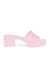 Halston Pink Heel Sandals