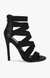 Strive Black Heel Sandals