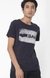 Men's Scuba/s printed round neck blue t-shirt