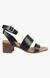 Alexx Black Heel Sandals