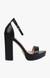 Suzy Black Heel Sandals