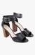 Harperr Black Heel Sandals