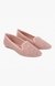 Lacy Pink Closed Flats & Ballerinas