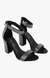 Babes Black Heel Sandals