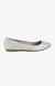 Maya Silver Closed Flats & Ballerinas