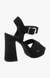 Cherre Black Heel Sandals